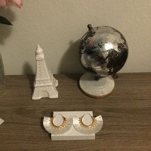 White Bohemia Tassel Earring